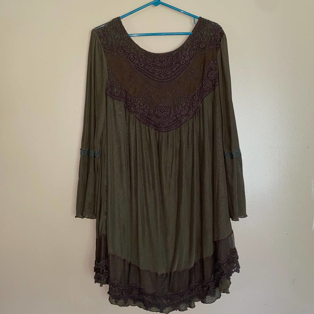 Women's Dark Olive Andree by Unit Tunic size XXL